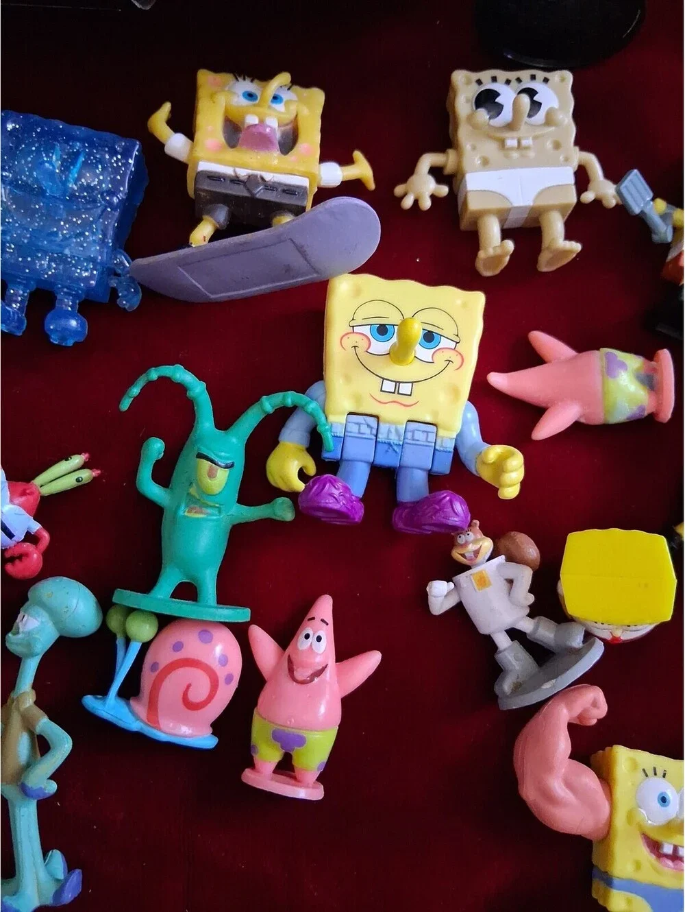 Huge Mixed Lot Of 24 SpongeBob SquarePants Figures, Fast Food Toys Patrick